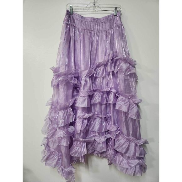 NWOT Free People Lilac Maxi Balletcore
Boho Skirt Wavy Layered Ruffles Small - Picture 4 of 6